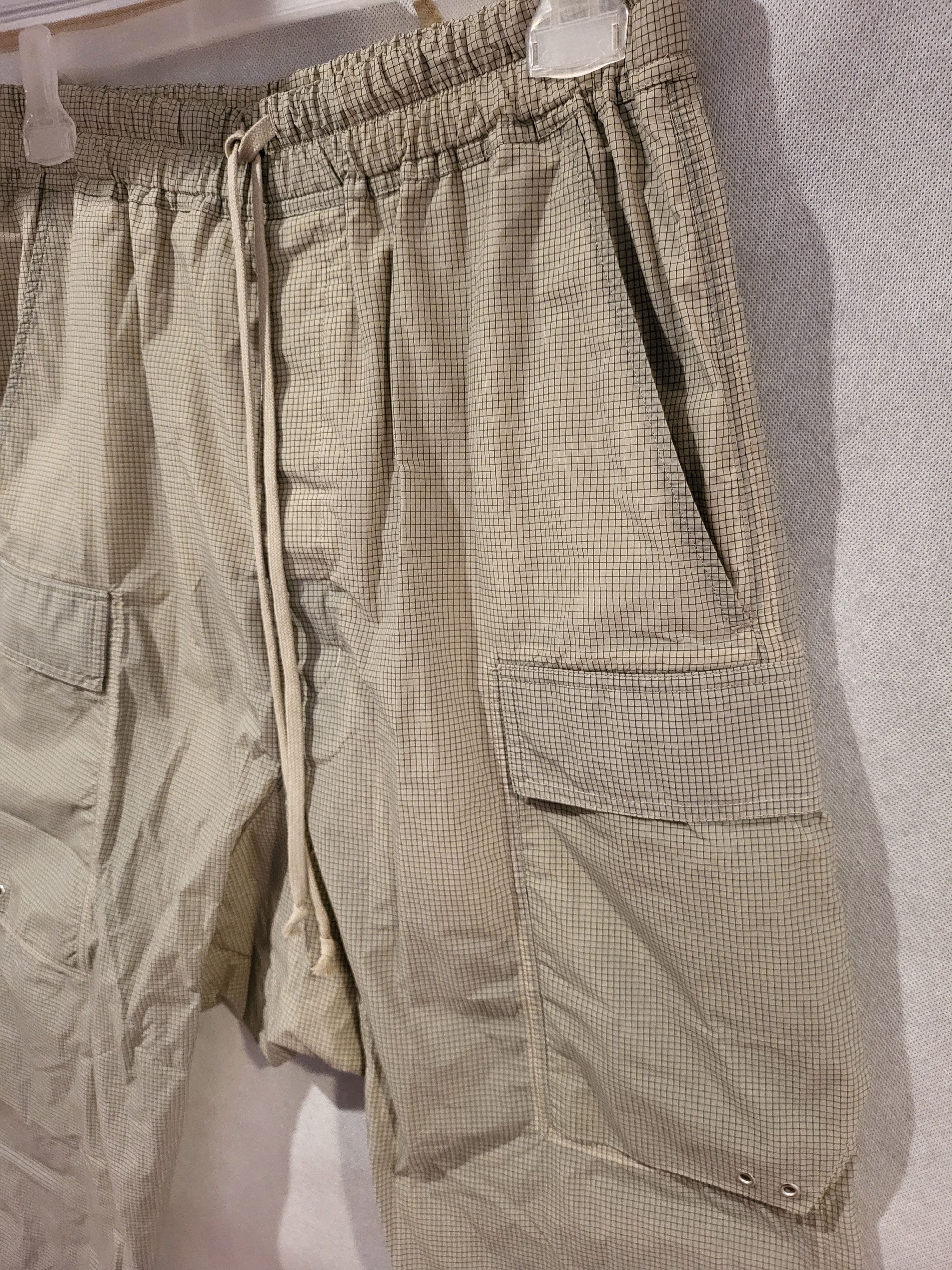 Rick Owens Nylon Cargo Cropped Pants Size US 34 / EU 50 - 4 Thumbnail