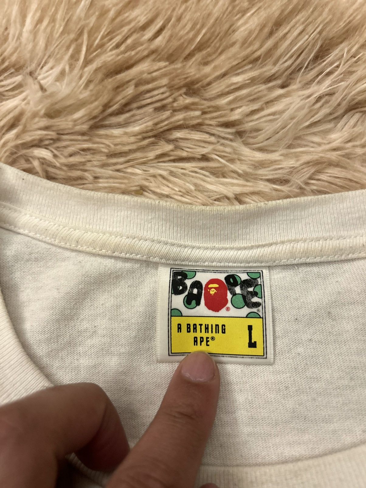 Bape 💥RARE💥 BAPE BABY MILO SHARK TEE Size US L / EU 52-54 / 3 - 7 Thumbnail
