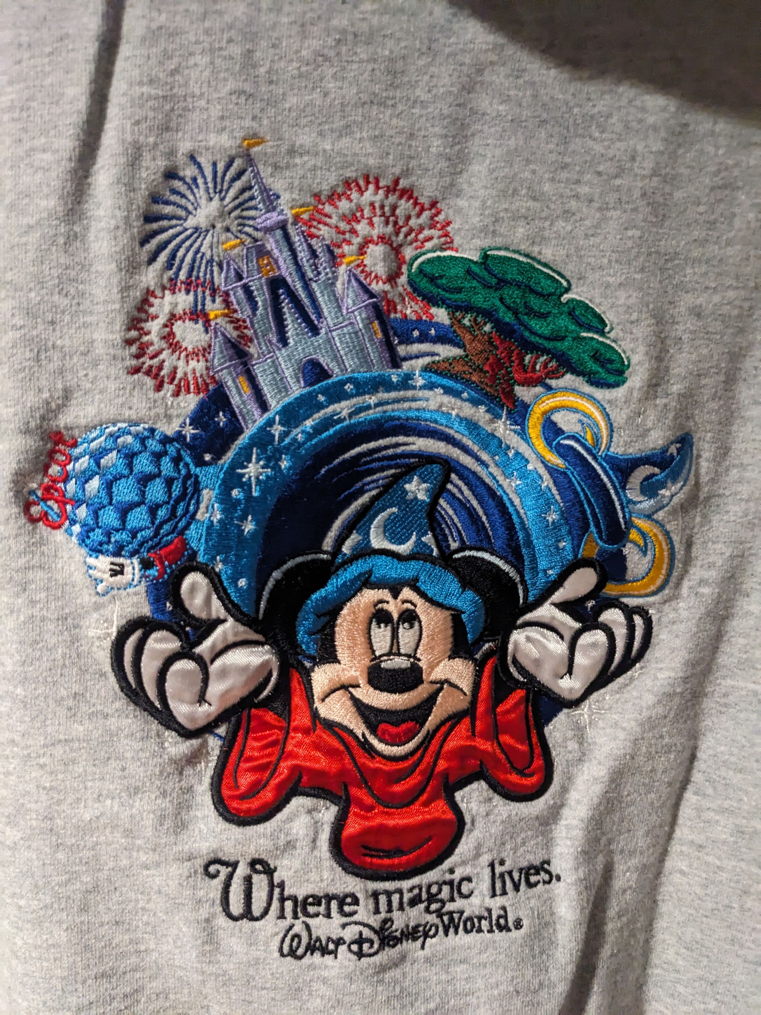 Disney × Vintage Vintage Y2K Walt Disney World Where Kids Full Zip Hoodie Size US XL / EU 56 / 4 - 2 Thumbnail