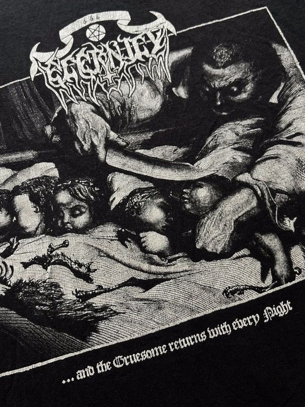 Fruit Of The Loom Eternity x Fruit of the Loom 666 Rock Band Vintage 2004 Size US L / EU 52-54 / 3 - 4 Thumbnail