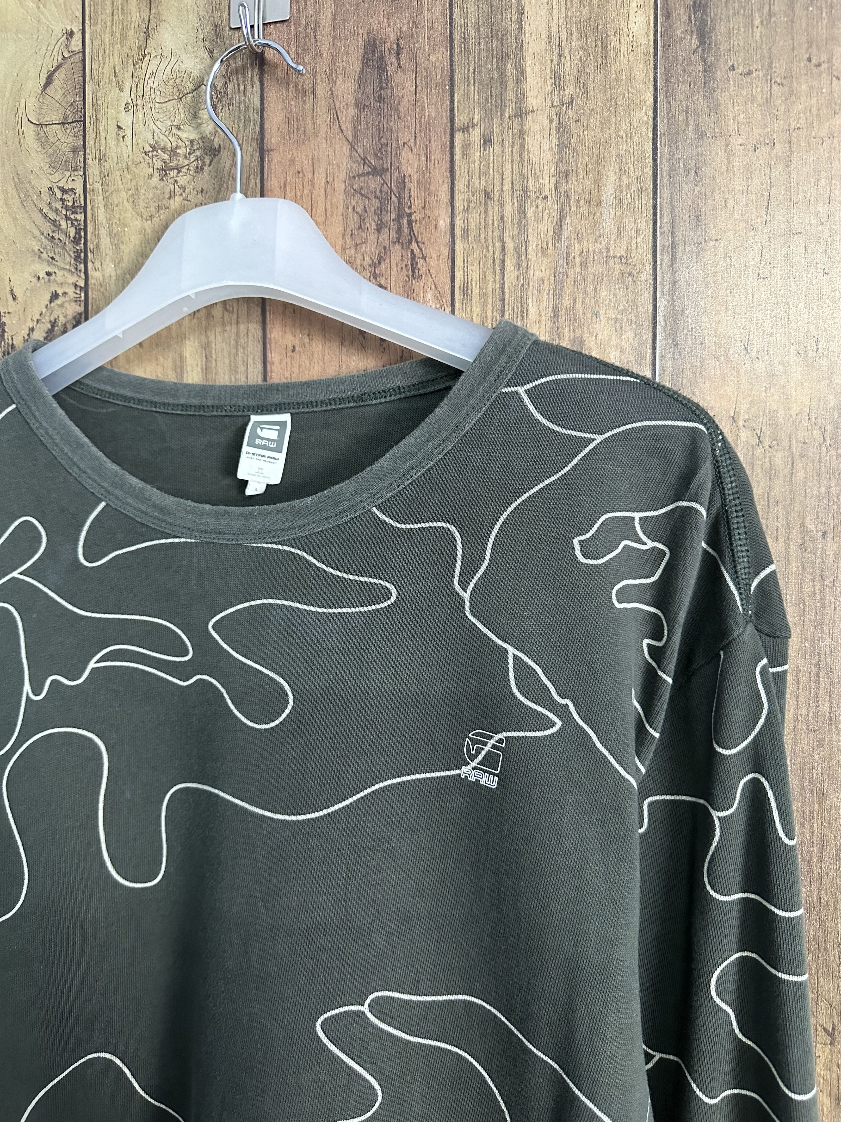 G-Star Gstar Wave Fullprint Longsleeve Shirt A331 Size US L / EU 52-54 / 3 - 3 Thumbnail