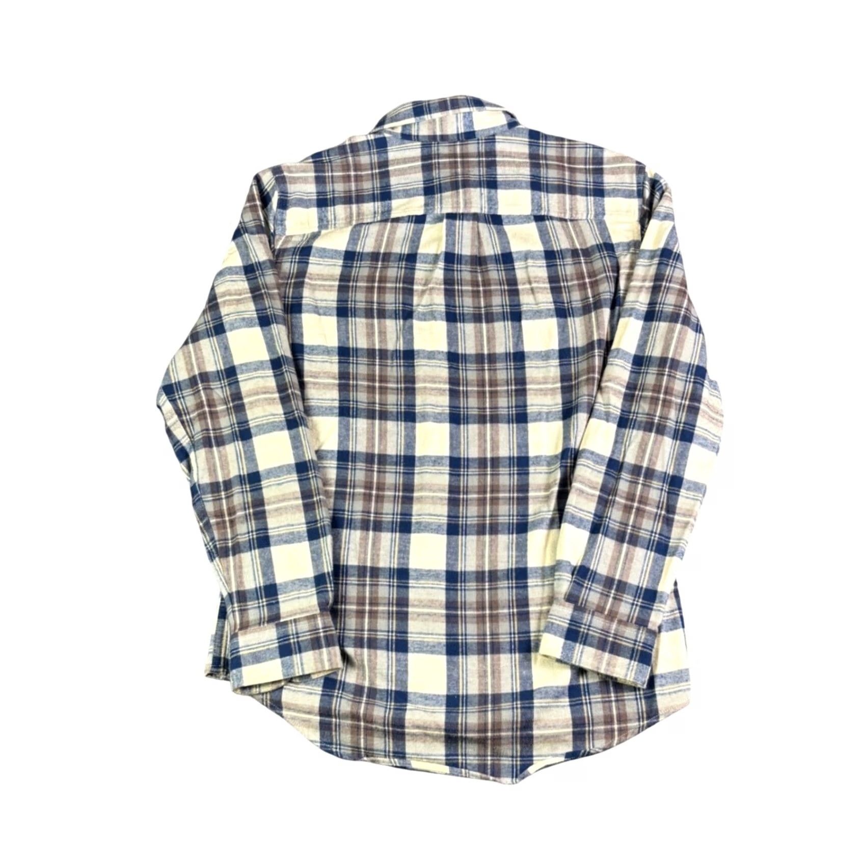 Vintage VINTAGE LL Bean Mens Flannel Shirt Plaid Cotton Button-Up Size US S / EU 44-46 / 1 - 2 Thumbnail