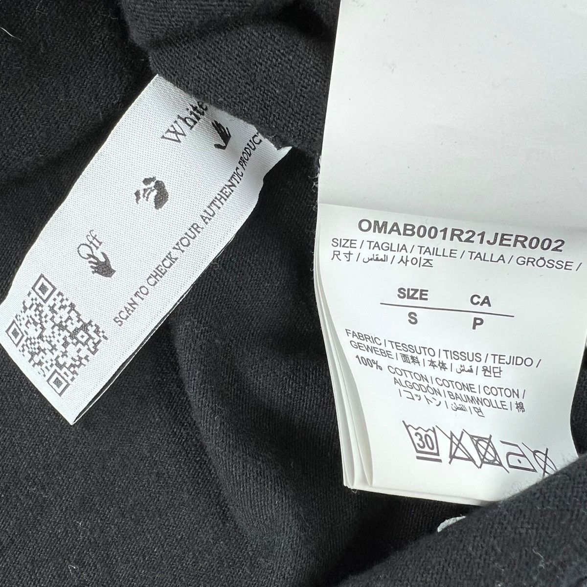 Off-White Off-White Mona Lisa Black Long Sleeve T Shirt Size US S / EU 44-46 / 1 - 5 Thumbnail