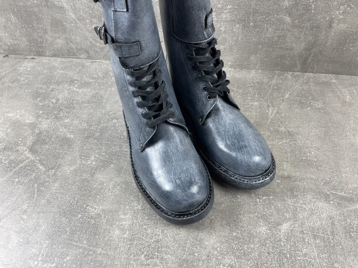 Vintage Vintage Military Combat Avant Garde Opium White Custom Boots Size US 8 / EU 41 - 3 Thumbnail