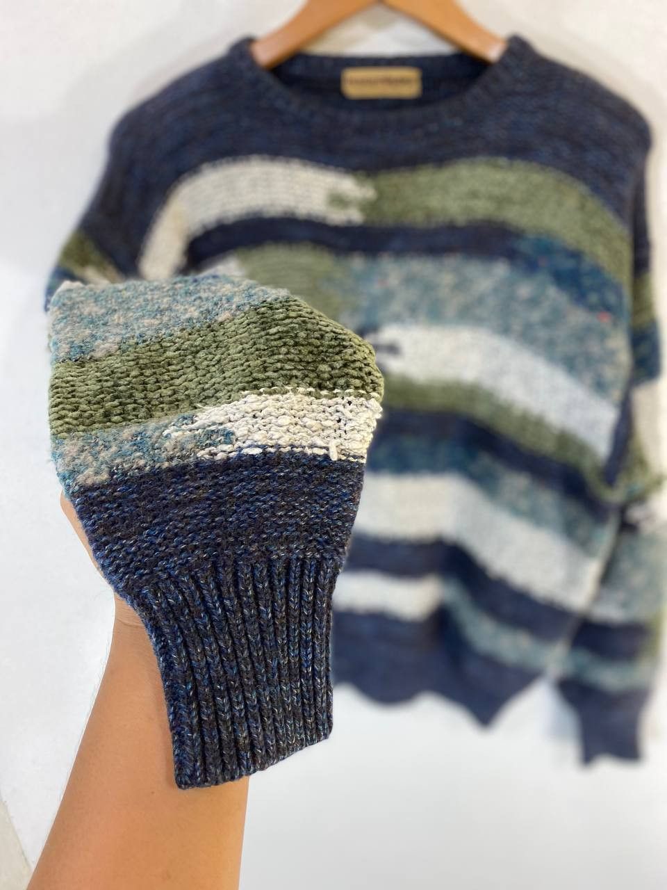 Issey Miyake vintage issey miyake knitwear very nice design Size US L / EU 52-54 / 3 - 3 Thumbnail