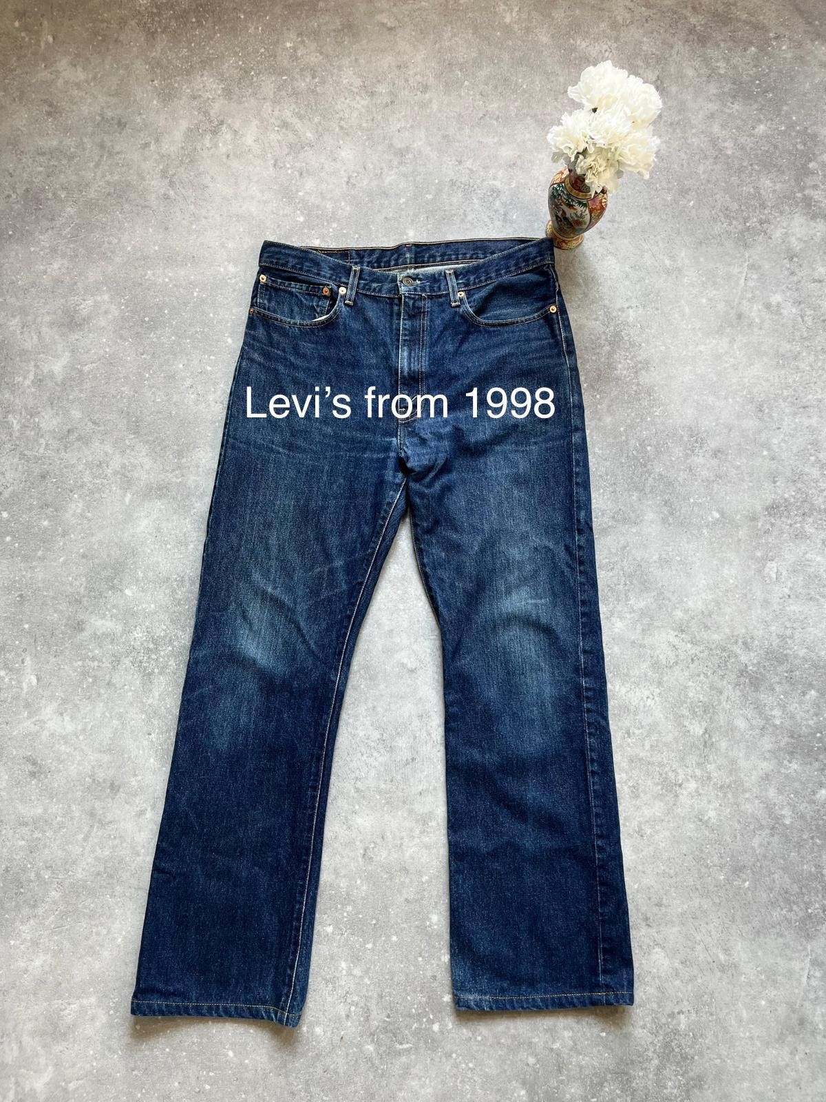 Levi's × Vintage Vintage Levi’s from 1998 Straight Fit Bootcut Spain Usa 90s Size US 34 / EU 50 - 1 Thumbnail