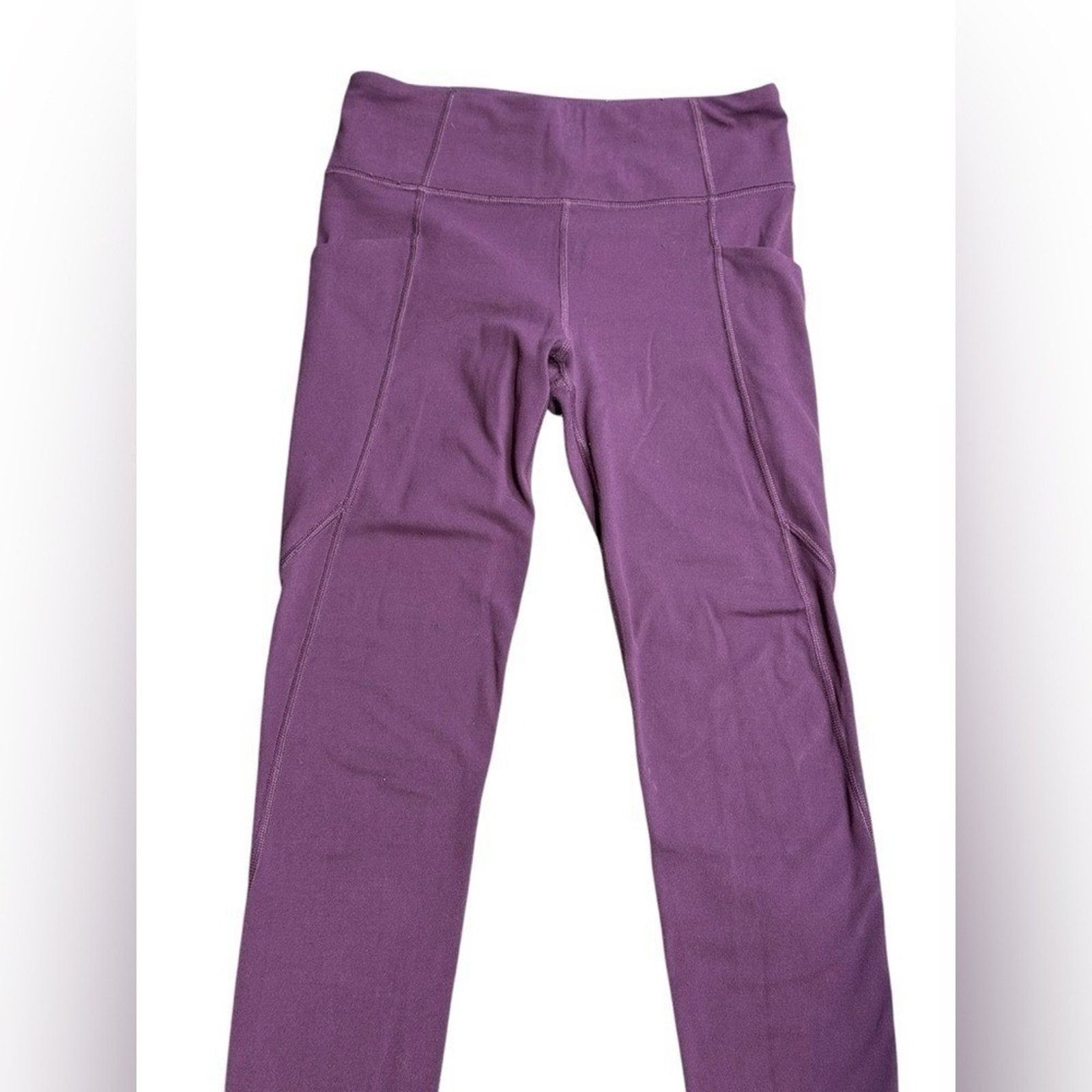 Athleta Athleta Girl Purple High Rise Stash Treasures Tight L12 Size 22" - 3 Thumbnail