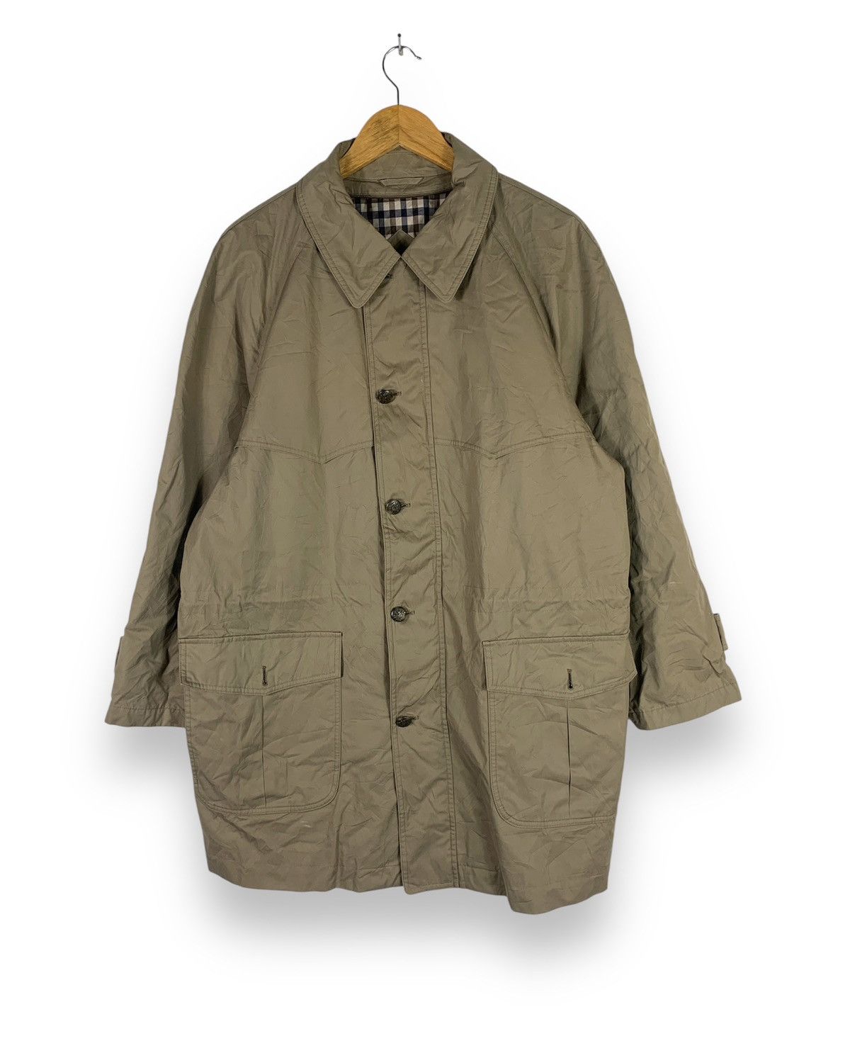 Designer × Vintage Vintage Y2K Aquascutum Parkas Jacket Size US L / EU 52-54 / 3 - 1 Thumbnail