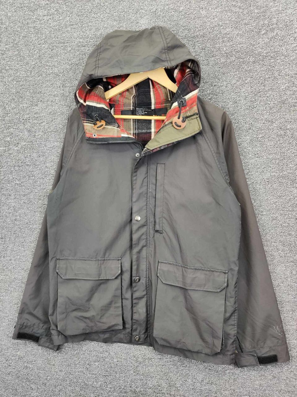 Manastash Vintage Manastash Pertex Checkered Lined Hoodie Light Jacket Size US L / EU 52-54 / 3 - 2 Thumbnail