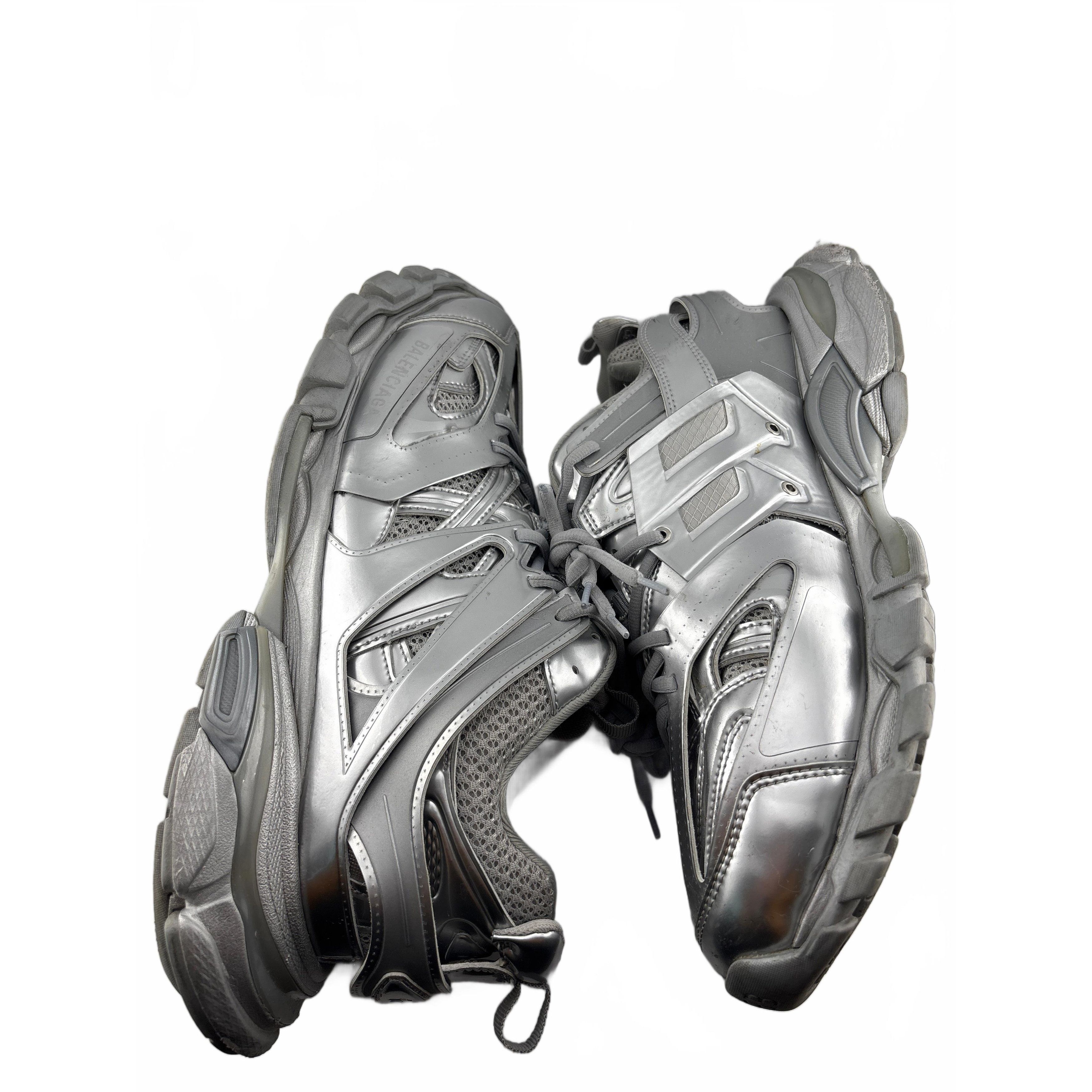 Balenciaga Balenciaga Track Triple Silver Size US 12 / EU 45 - 5 Thumbnail