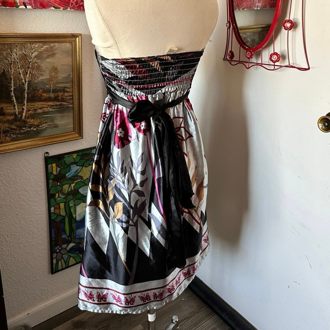 forever 21 strapless black dress Plus Size Faux Leather Tube Mini Dress Black / 3X main image 0