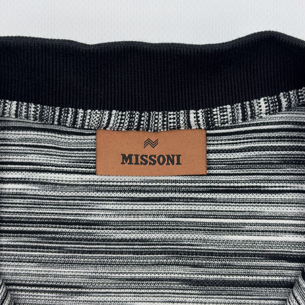 Missoni Missoni Striped Polo T-shirt Shirt Size US L / EU 52-54 / 3 - 6 Thumbnail