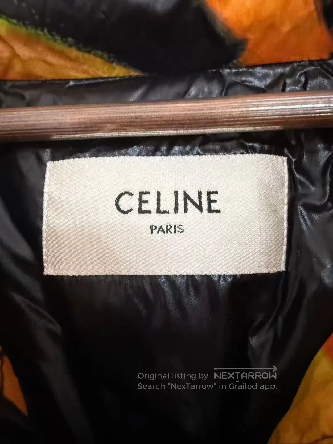 Celine CELINE Flame Graffiti Front and Back Letter Logo Down Jack Size XXS / US 00 / IT 34 - 4 Thumbnail