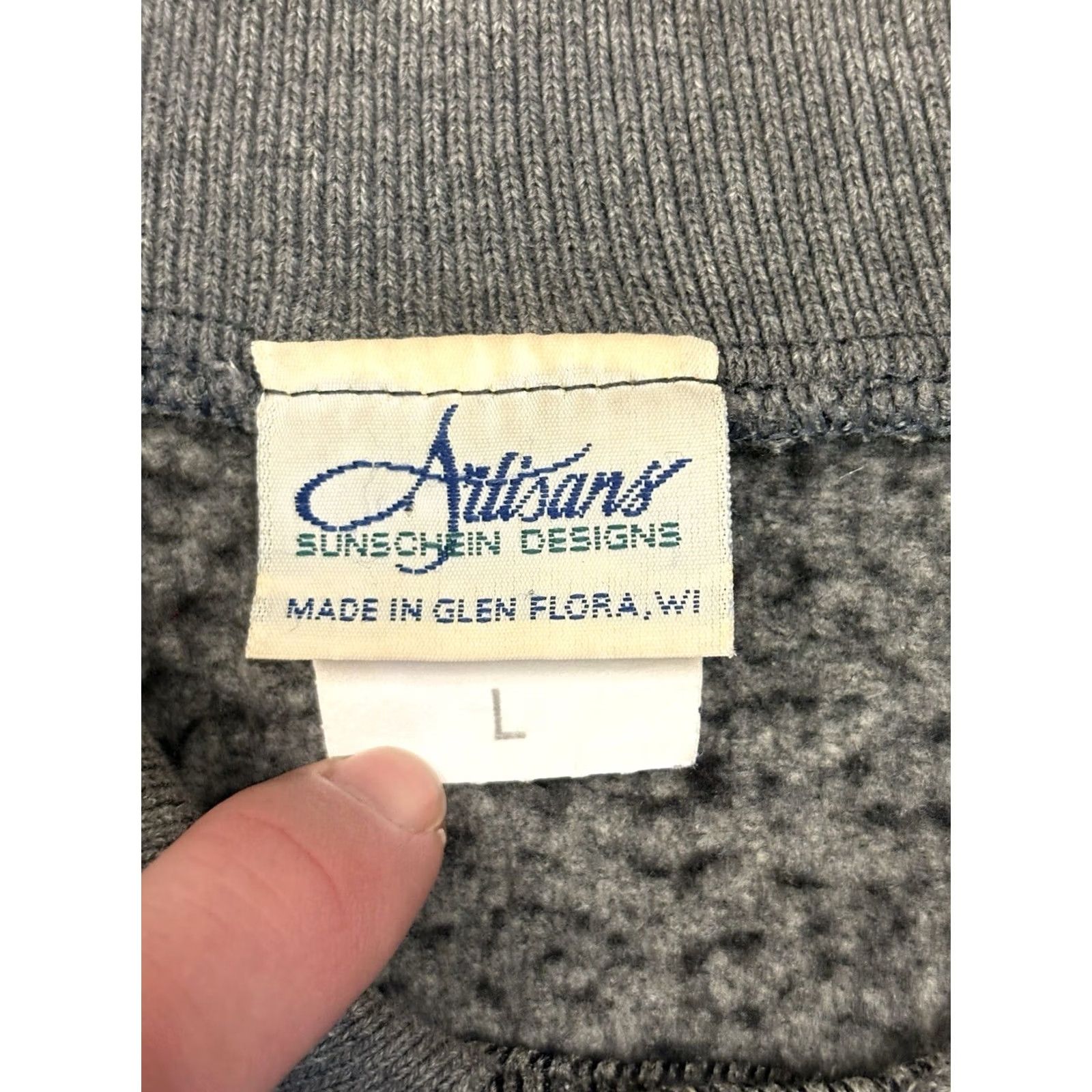 Vintage VINTAGE Artisans Sunschein Designs Sweater Grey Pullover Men’s Size L Shirt Mens 90s Retro Nature Casual Pullover Sweatshirt Size US L / EU 52-54 / 3 - 4 Thumbnail