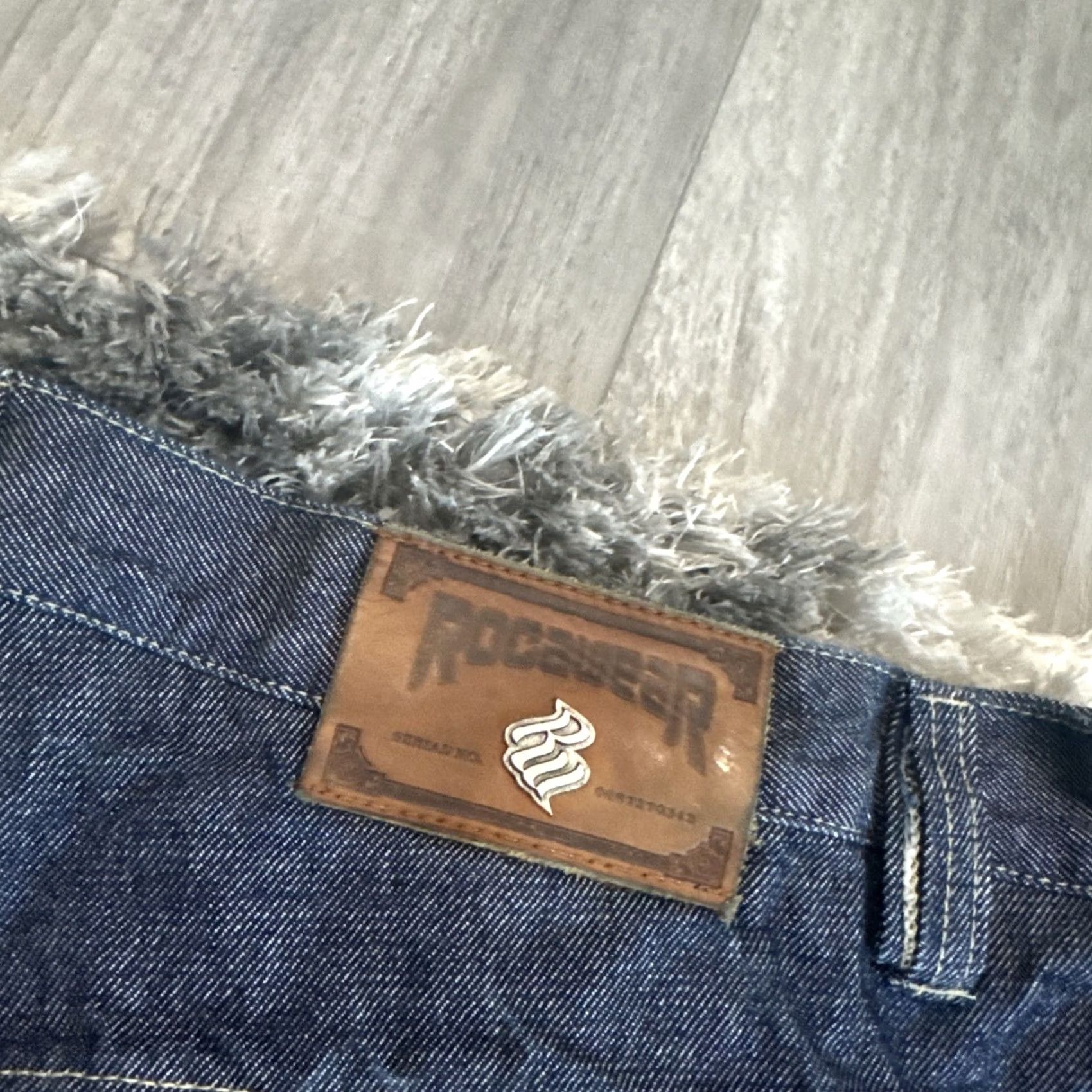 Rocawear VINTAGE Rocawear Denim Jorts 90s Baggy Jeans Shorts Size 42 Men Blue HTF RARE Size US 42 / EU 58 - 3 Thumbnail