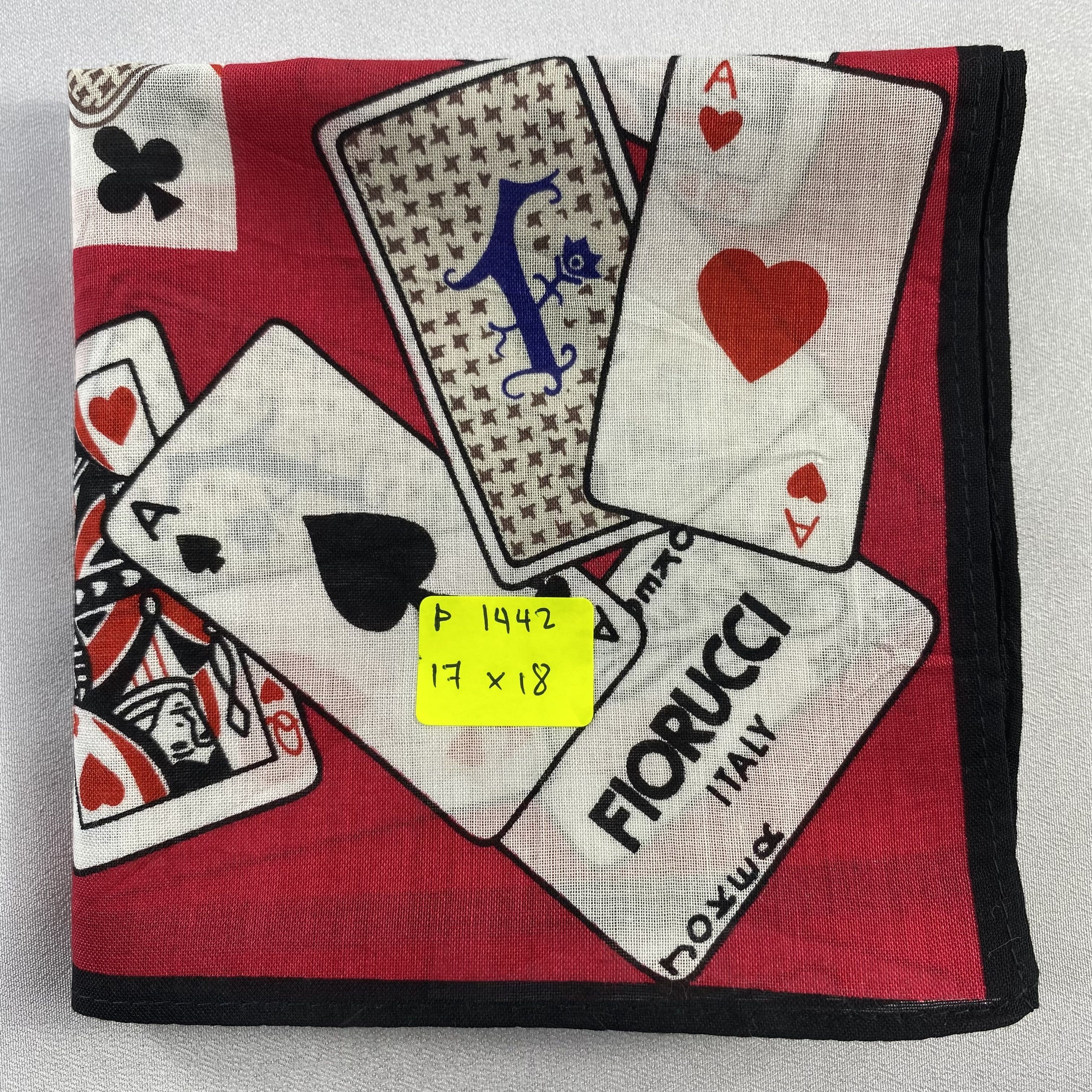 Fiorucci × Vintage Fiorucci Handkerchief / Neckerchief / Bandana-P1442 Size ONE SIZE - 5 Thumbnail