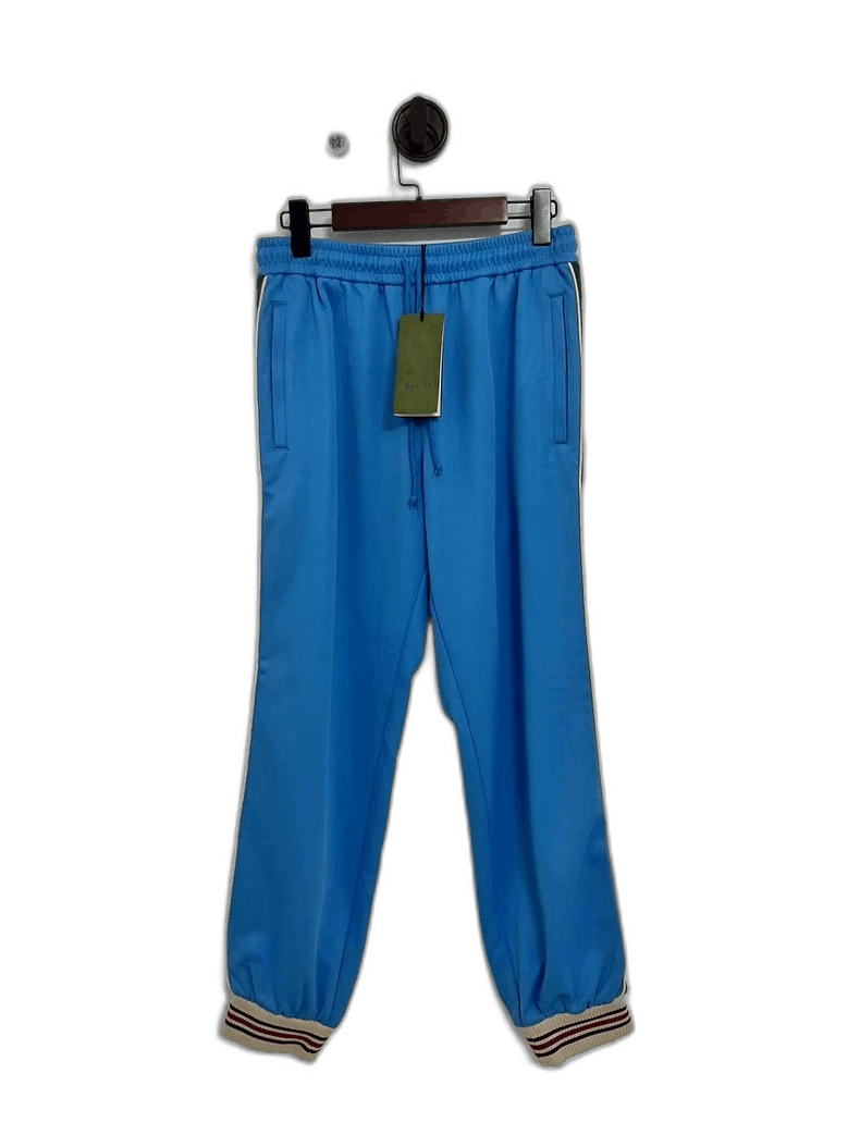 Gucci Gucci Blue Side Stripe Sports Pants Size 28" / US 6 / IT 42 - 1 Thumbnail