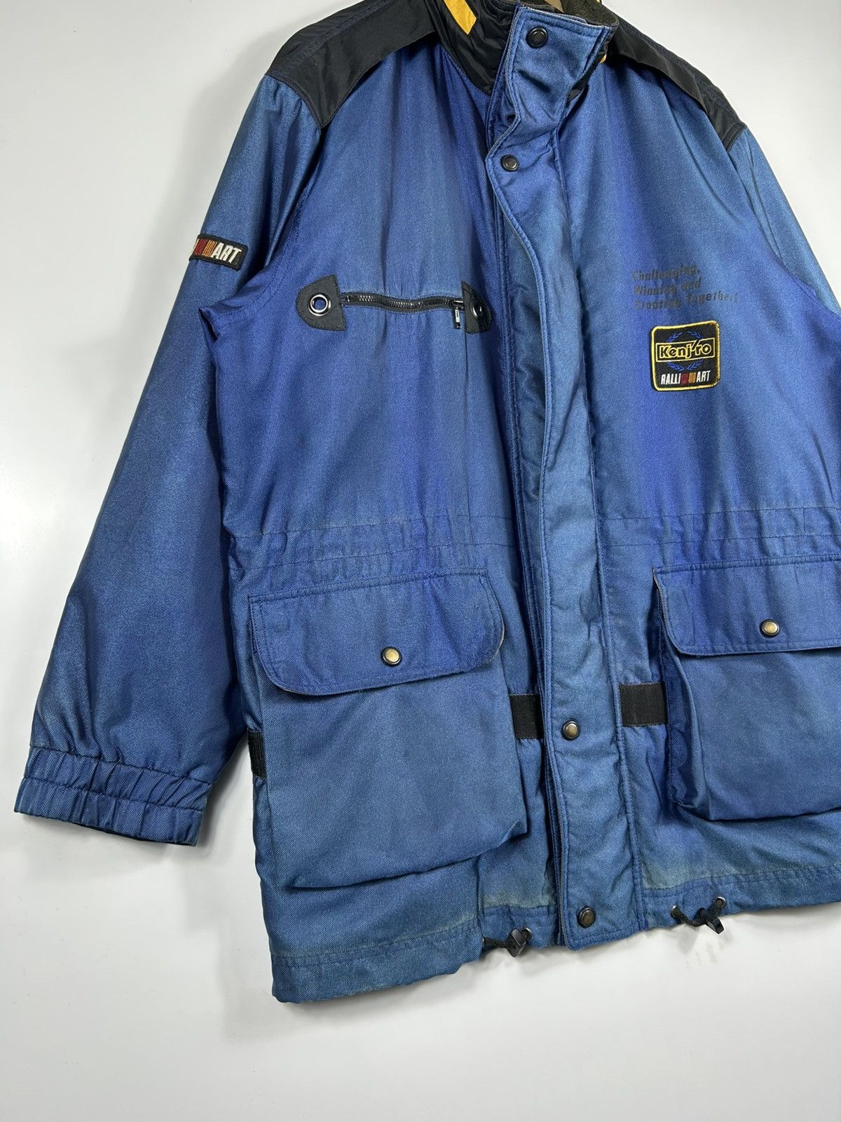 Vintage ⚡️Vintage Kenjro Rally Art Championship Distressed Parka Size US L / EU 52-54 / 3 - 2 Thumbnail