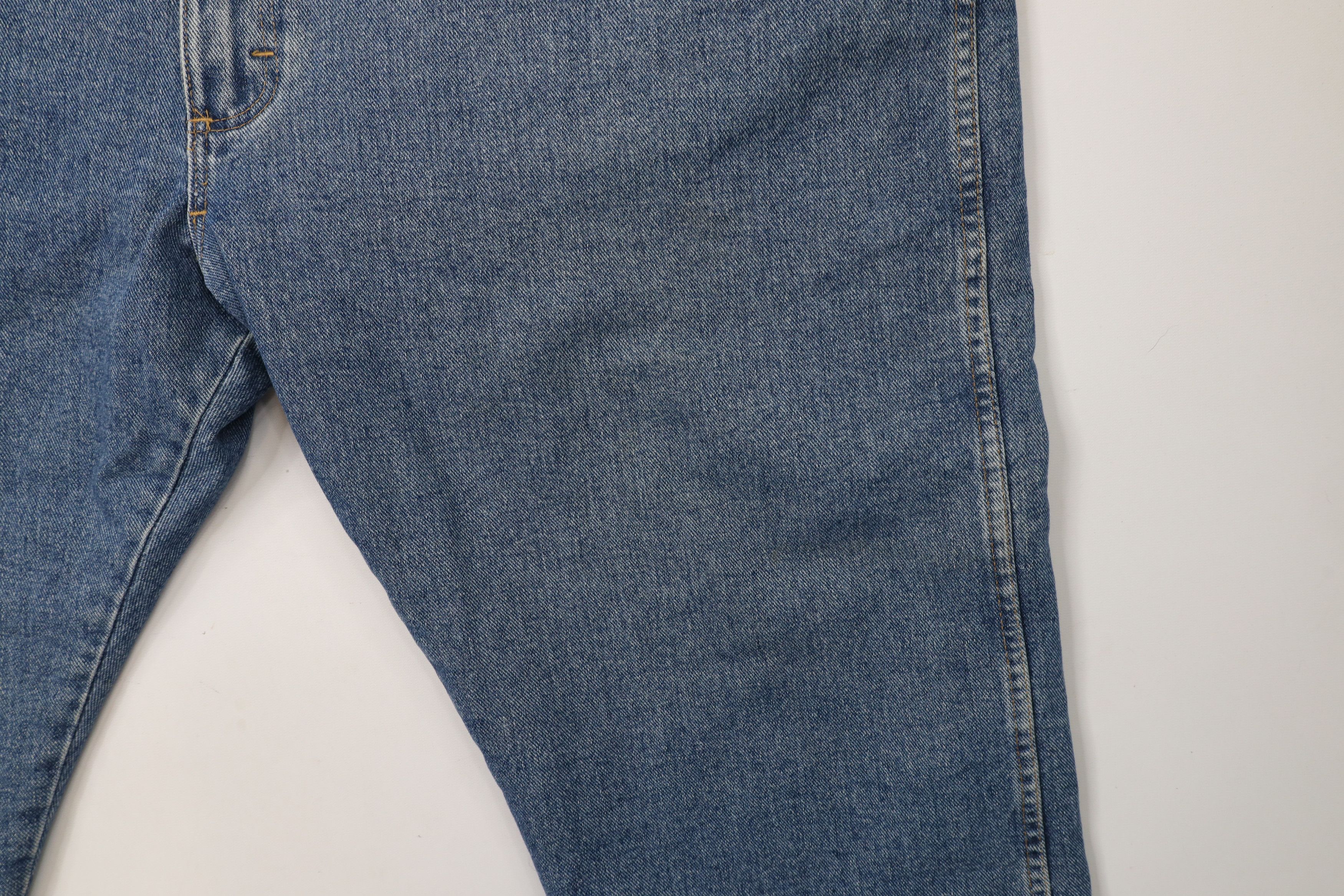 Vintage × Wrangler Vintage Wrangler Heavyweight Fleece Lined Denim Jeans Size US 44 / EU 60 - 4 Thumbnail