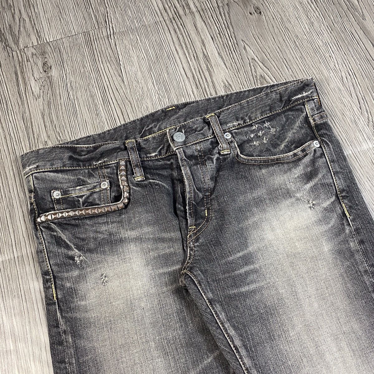 Hysteric Glamour Hysteric Glamour Johnny Thunder Denim Pants Size US 32 / EU 48 - 2 Thumbnail