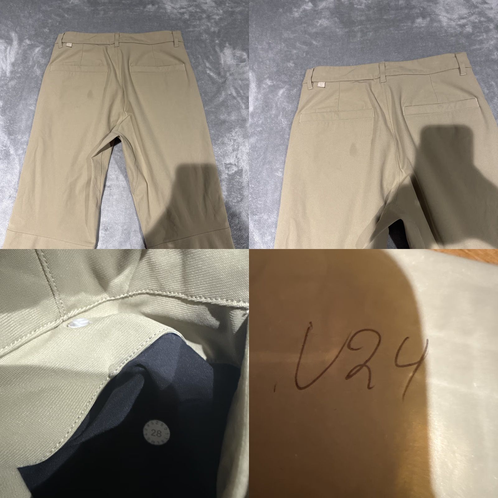 Lululemon Lululemon Commission Slim Tofino Sand Khaki Tan Pants Men’s 28x31 Warpstreme Beige Slimming Flat Front Belt Loops Tapered Leg Varieties Size US 28 / EU 44 - 8 Thumbnail