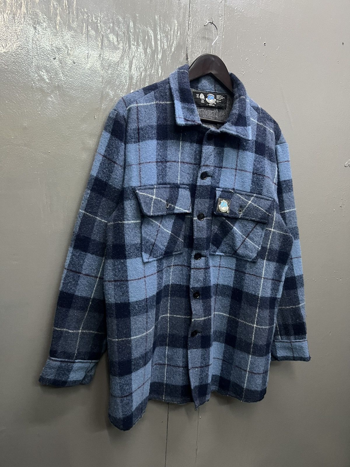 Vintage Vintage The Original Swanndri Pure New Wool Shirt Size US L / EU 52-54 / 3 - 3 Thumbnail