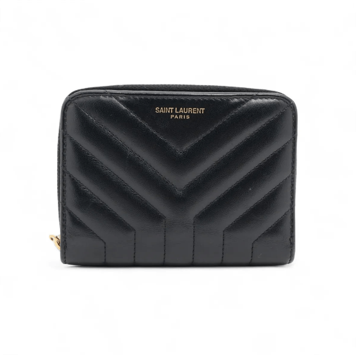 Saint Laurent Paris Johan Leather Compact Wallet Size ONE SIZE - 1 Thumbnail