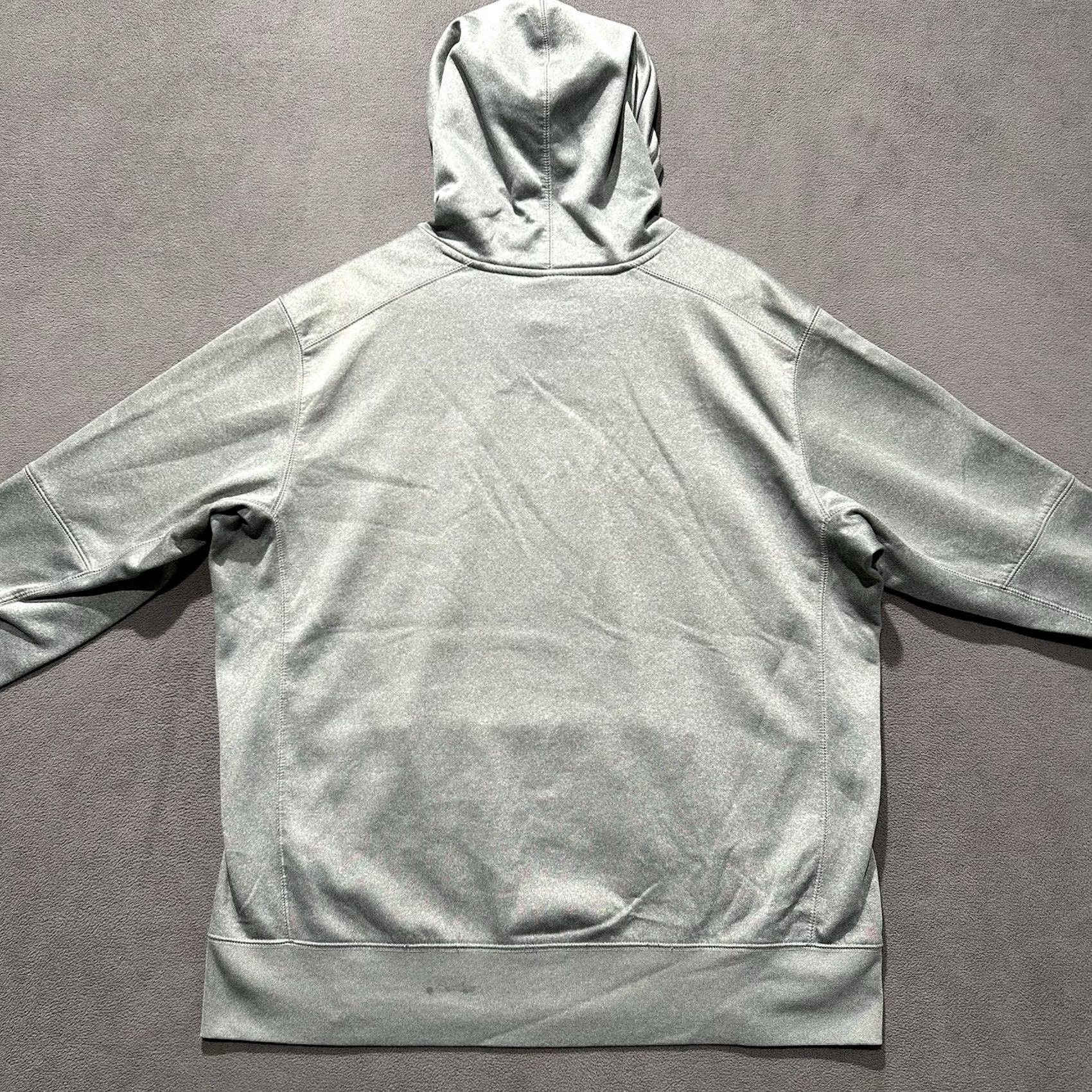 Nike Nike Therma-Fit Beast Swoosh Hoodie Mens XL Gray Pullover Sweatshirt GUC Size US XL / EU 56 / 4 - 2 Thumbnail