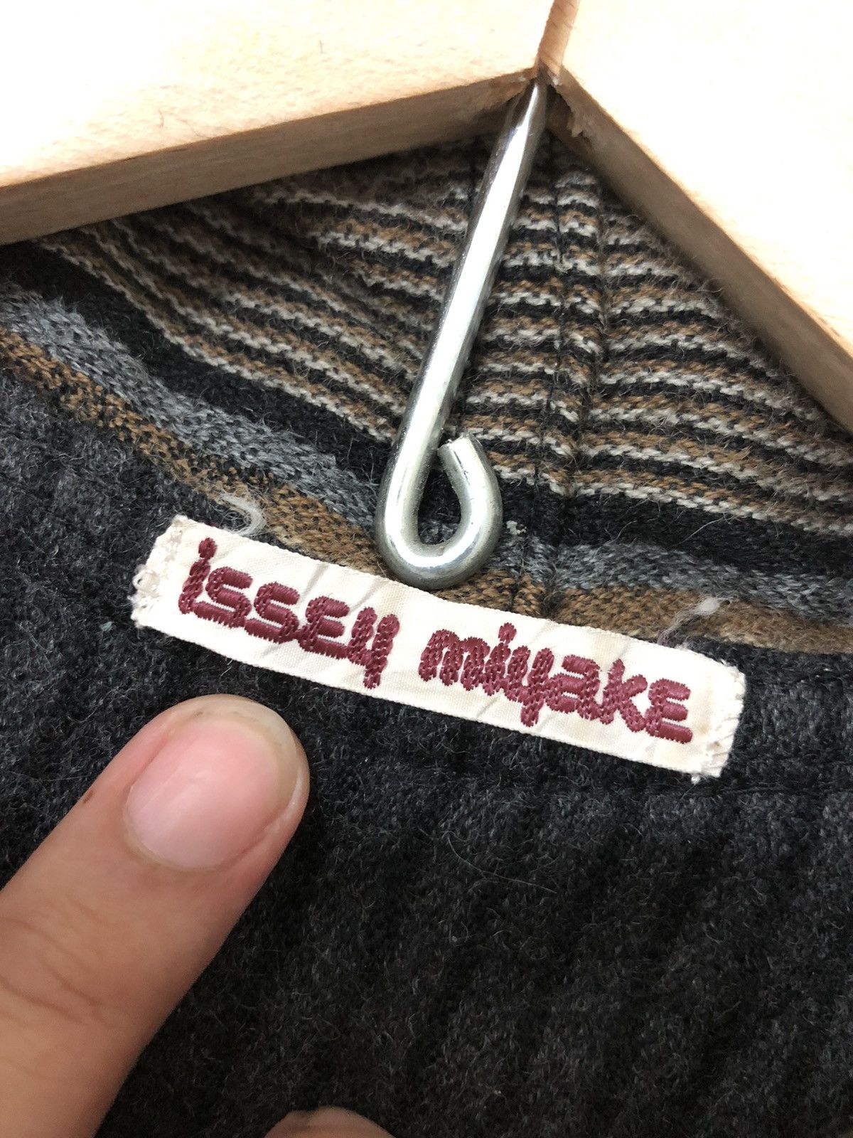 Issey Miyake × Vintage Vintage 70’s Issey Miyake Turtle Neck Sweaters Wool Size US L / EU 52-54 / 3 - 6 Thumbnail