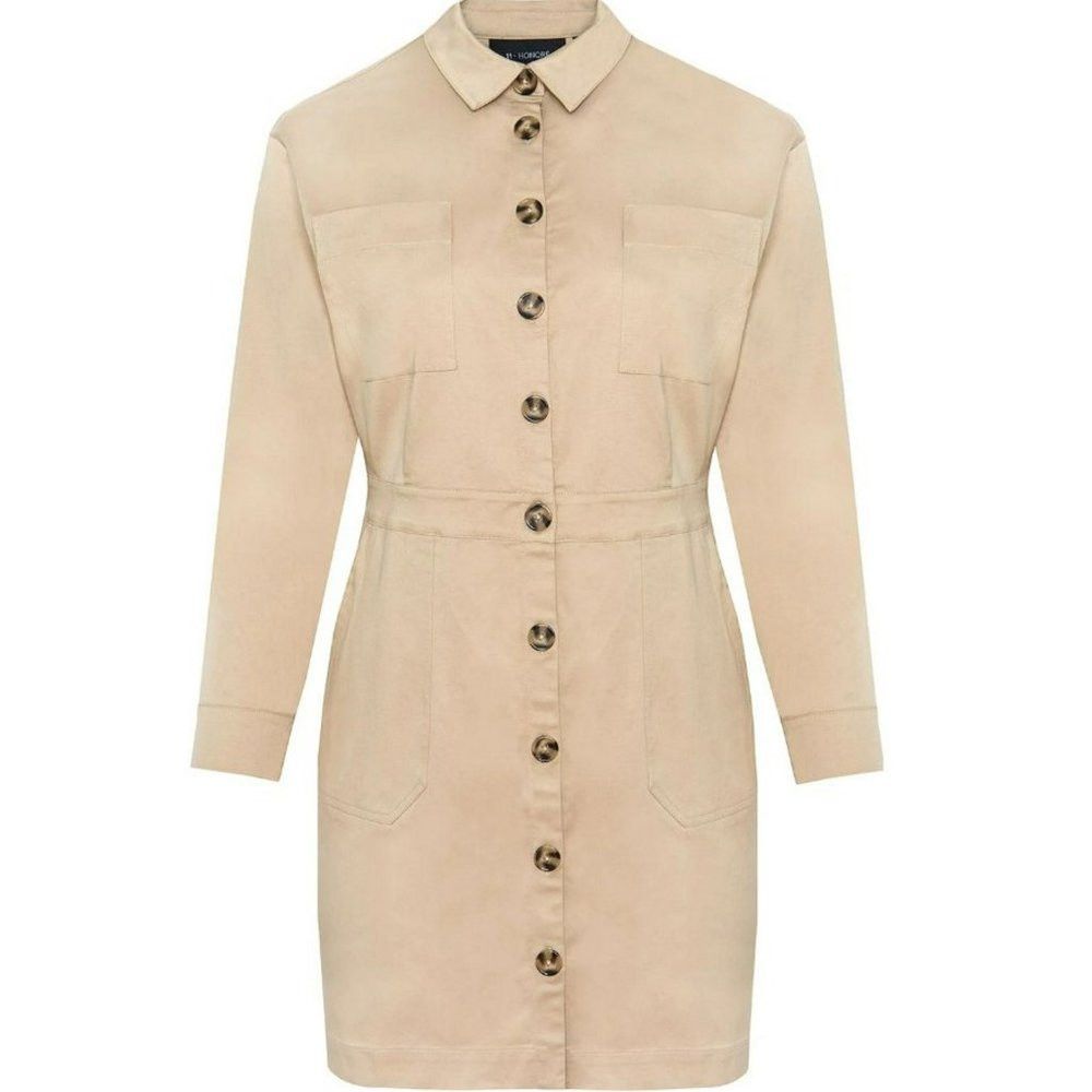 Other NWT New $228 11 Honoré Teedra Mini Long Sleeve Cotton Blend Size 4XL / US 24-26 - 3 Thumbnail
