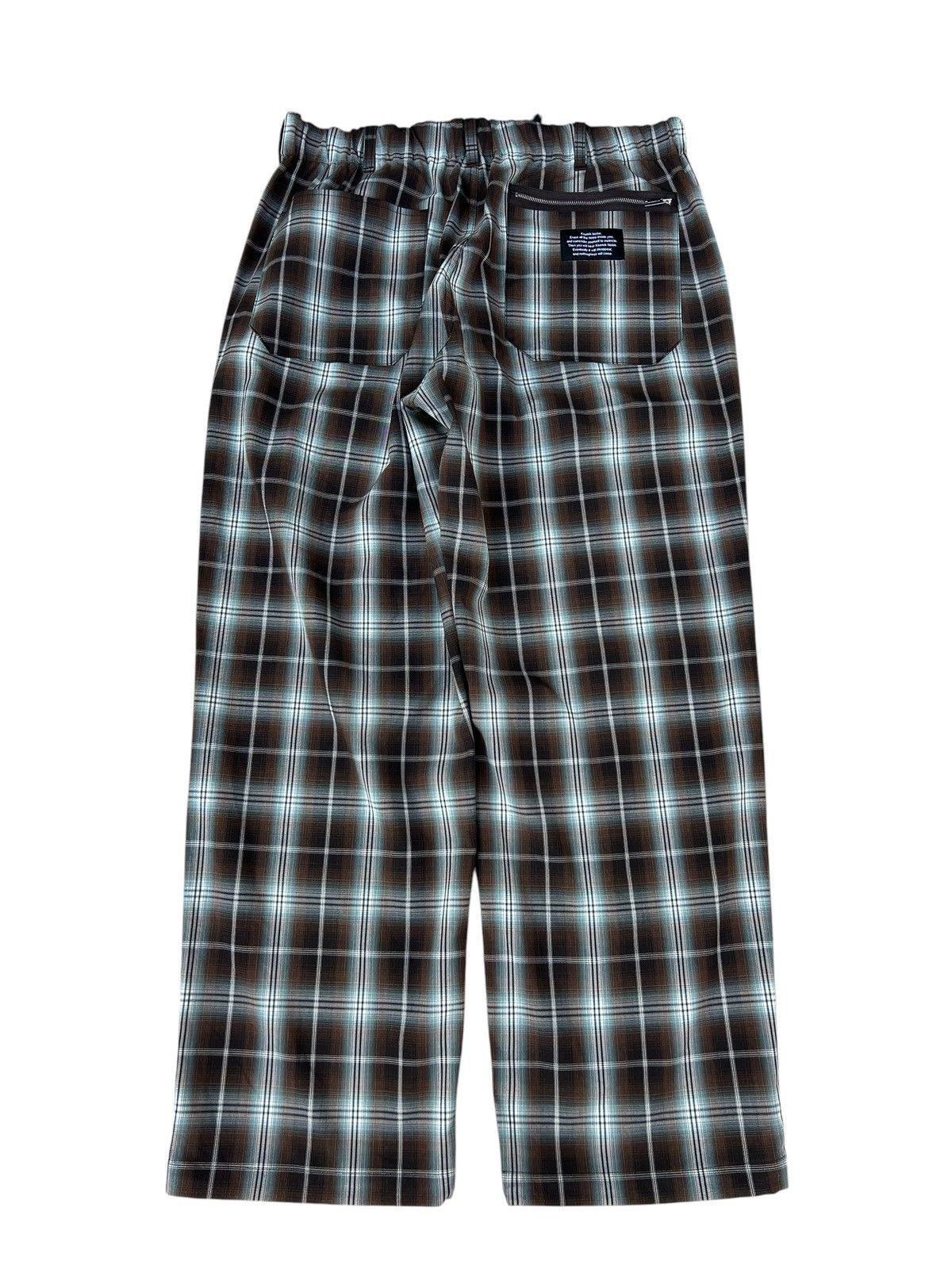 Undercover Undercover X Gu Shadow Plaids Baggy Wide Parachute Trouser Size US 34 / EU 50 - 10 Thumbnail