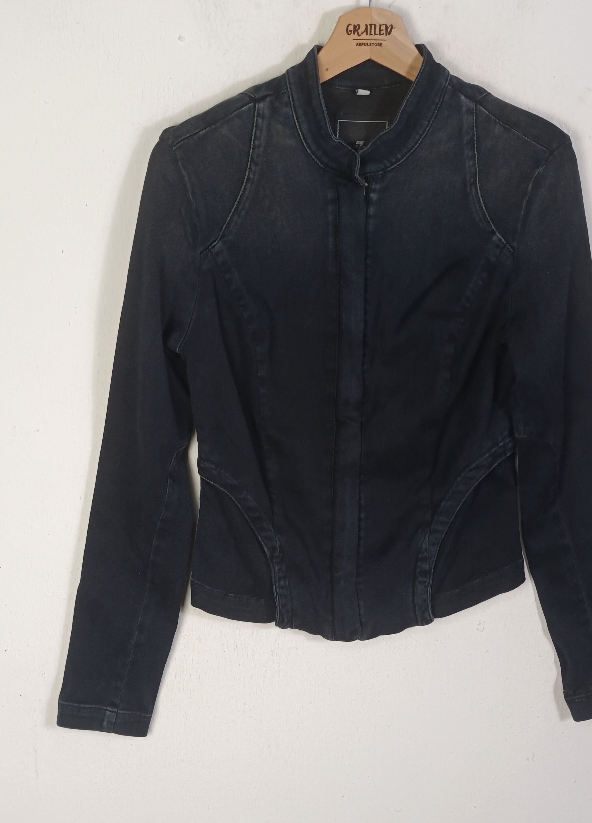7 For All Mankind 7 For All Mankind M5 Military Denim Jacket Size S / US 4 / IT 40 - 3 Thumbnail