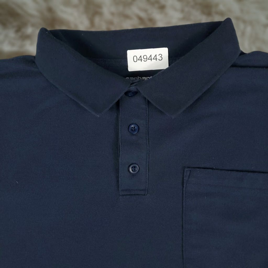 Carhartt Carhartt Polo Shirt Mens 2XL Blue Cotton Casual Short Sleeve Adult Size US XXL / EU 58 / 5 - 1 Thumbnail