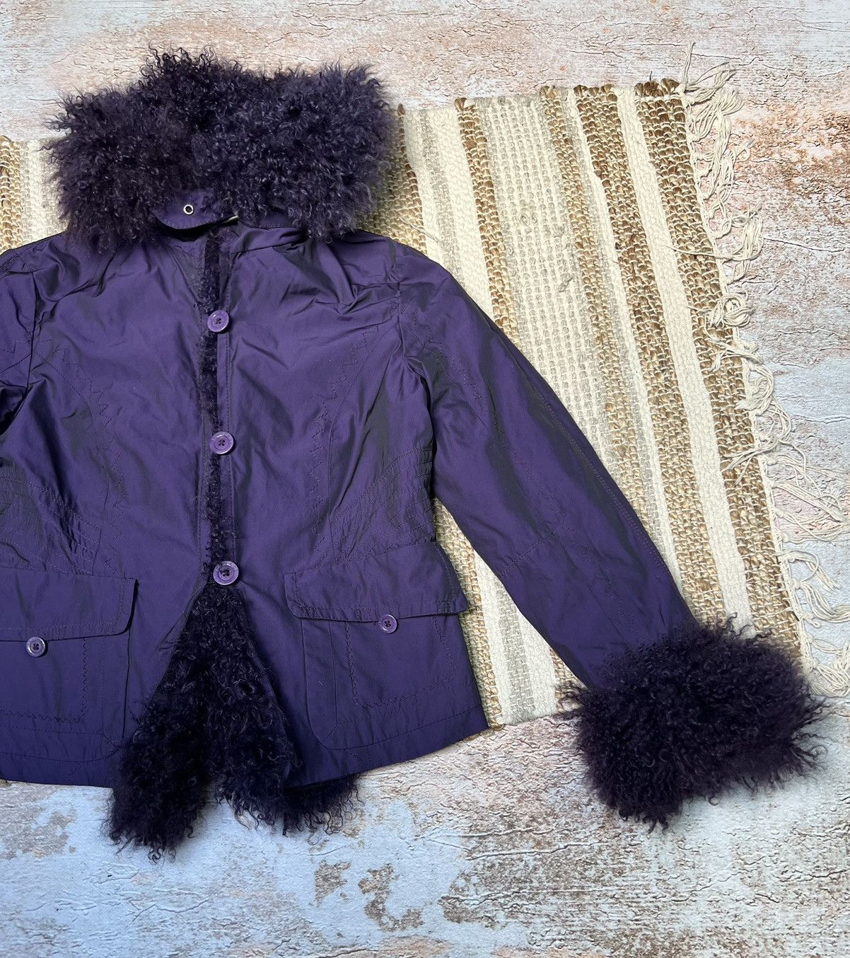 Versace × Versace Jeans Couture Versace Sport vintage aviator jacket with fur details Size M / US 6-8 / IT 42-44 - 3 Thumbnail