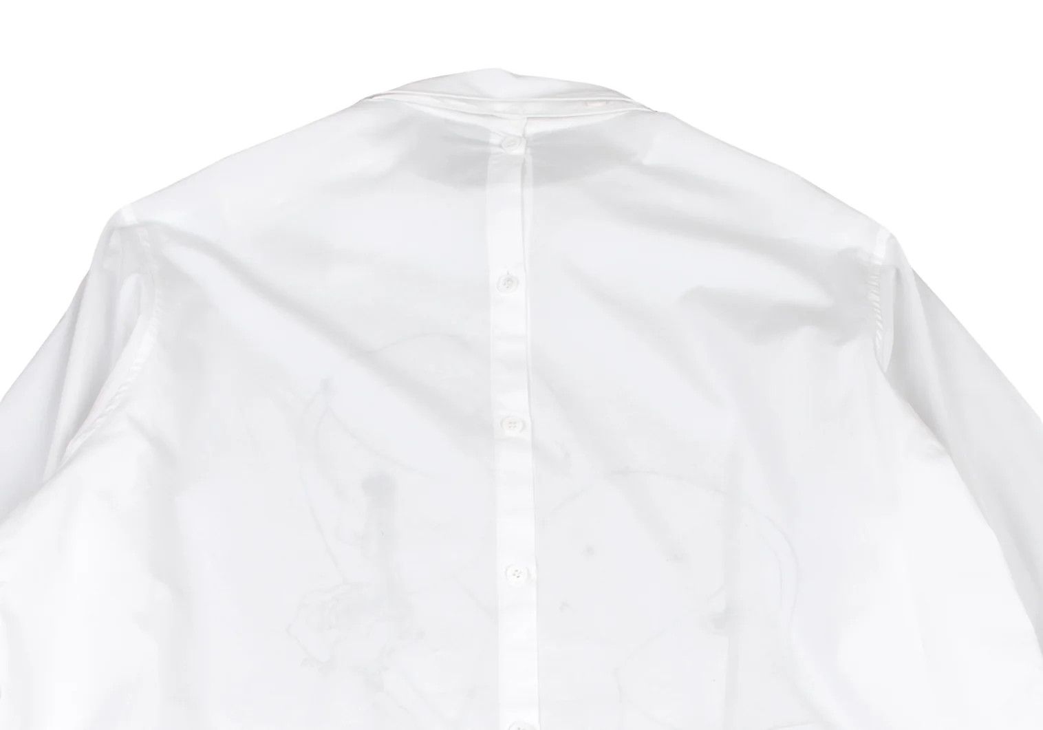 Yohji Yamamoto Yohji Yamamoto Double-Faced Embroidered Shirt White Size US S / EU 44-46 / 1 - 15 Thumbnail