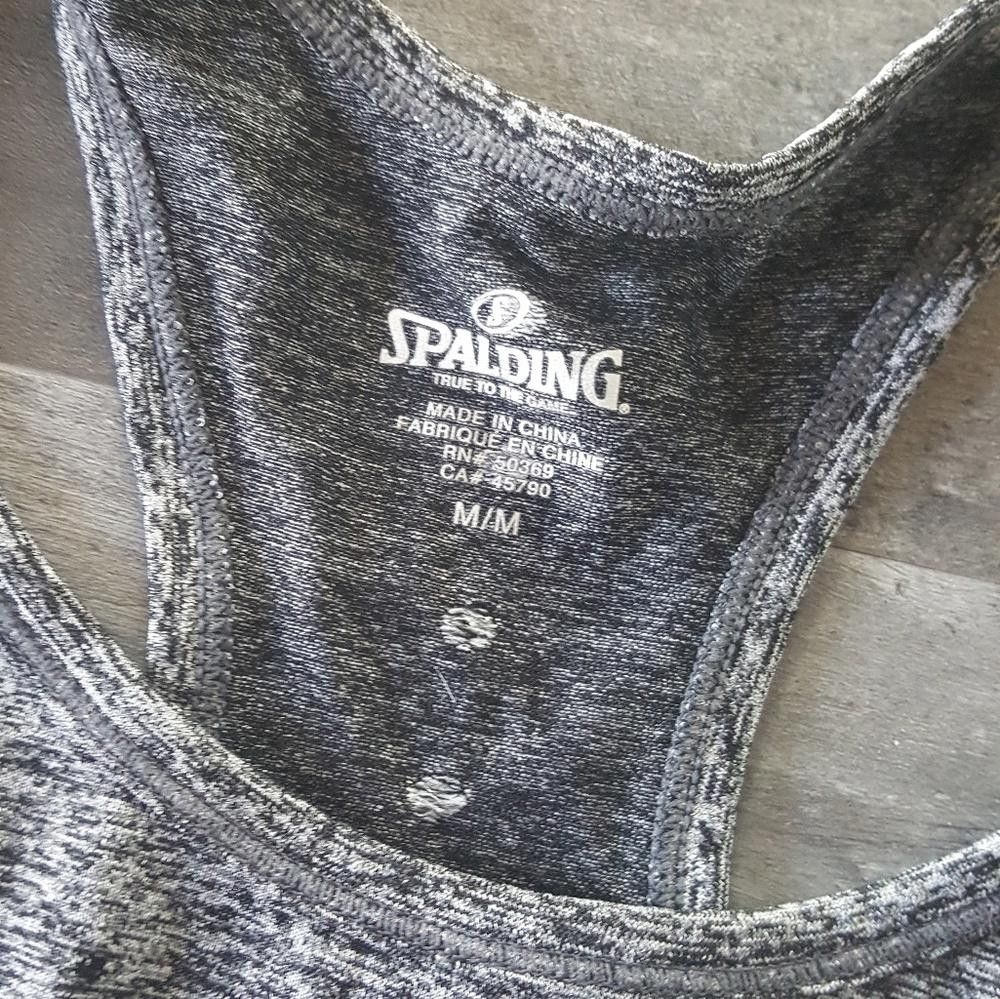 Spalding Grey Spalding Fitted Athletic Tank Size M / US 6-8 / IT 42-44 - 3 Thumbnail