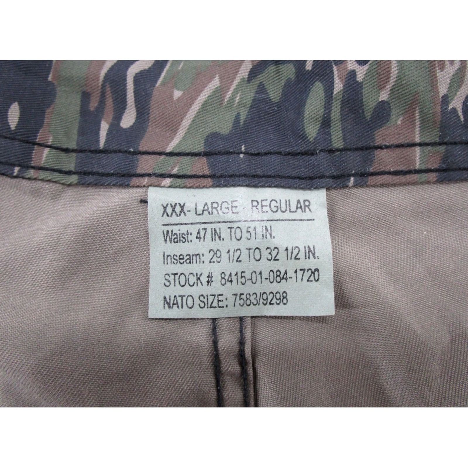 Rothco Rothco Military Tiger Stripe Camo Pants Mens 3XL (50x27) NEW Size US 39 - 6 Thumbnail