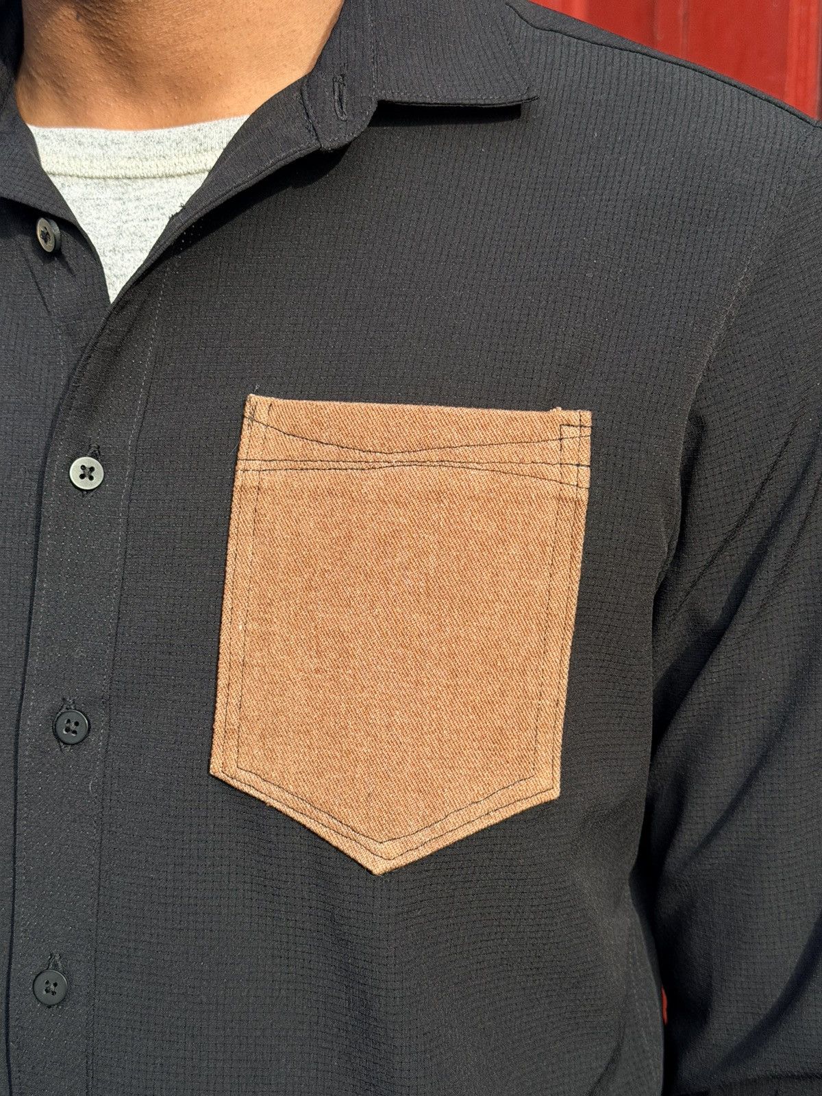 Other Button up pattch shirt Size US M / EU 48-50 / 2 - 4 Thumbnail