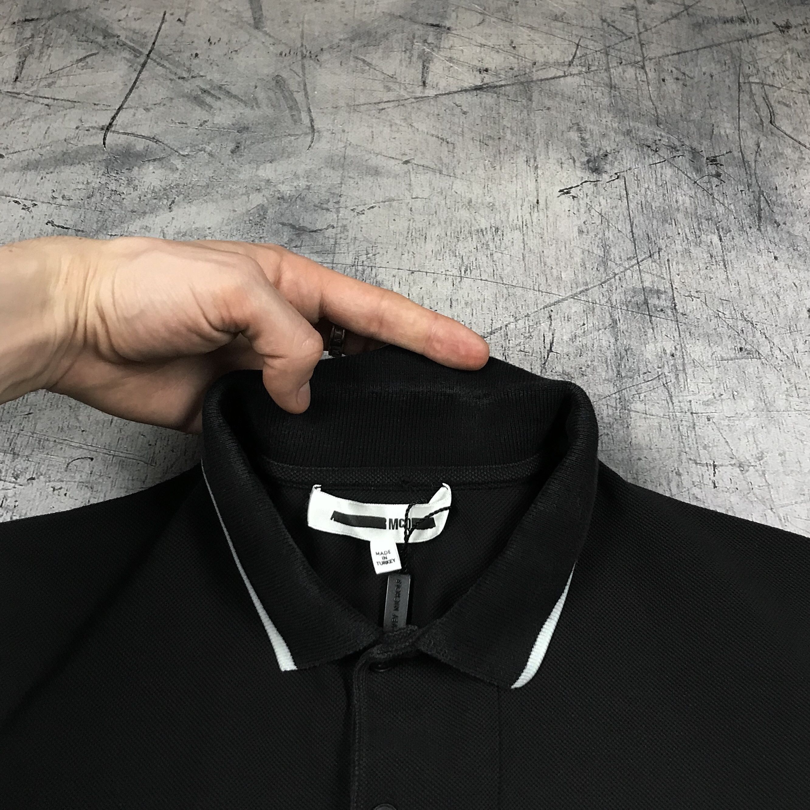 Alexander McQueen Alexander McQueen Icon Logo Designer Polo Tee luxury Size US S / EU 44-46 / 1 - 9 Thumbnail