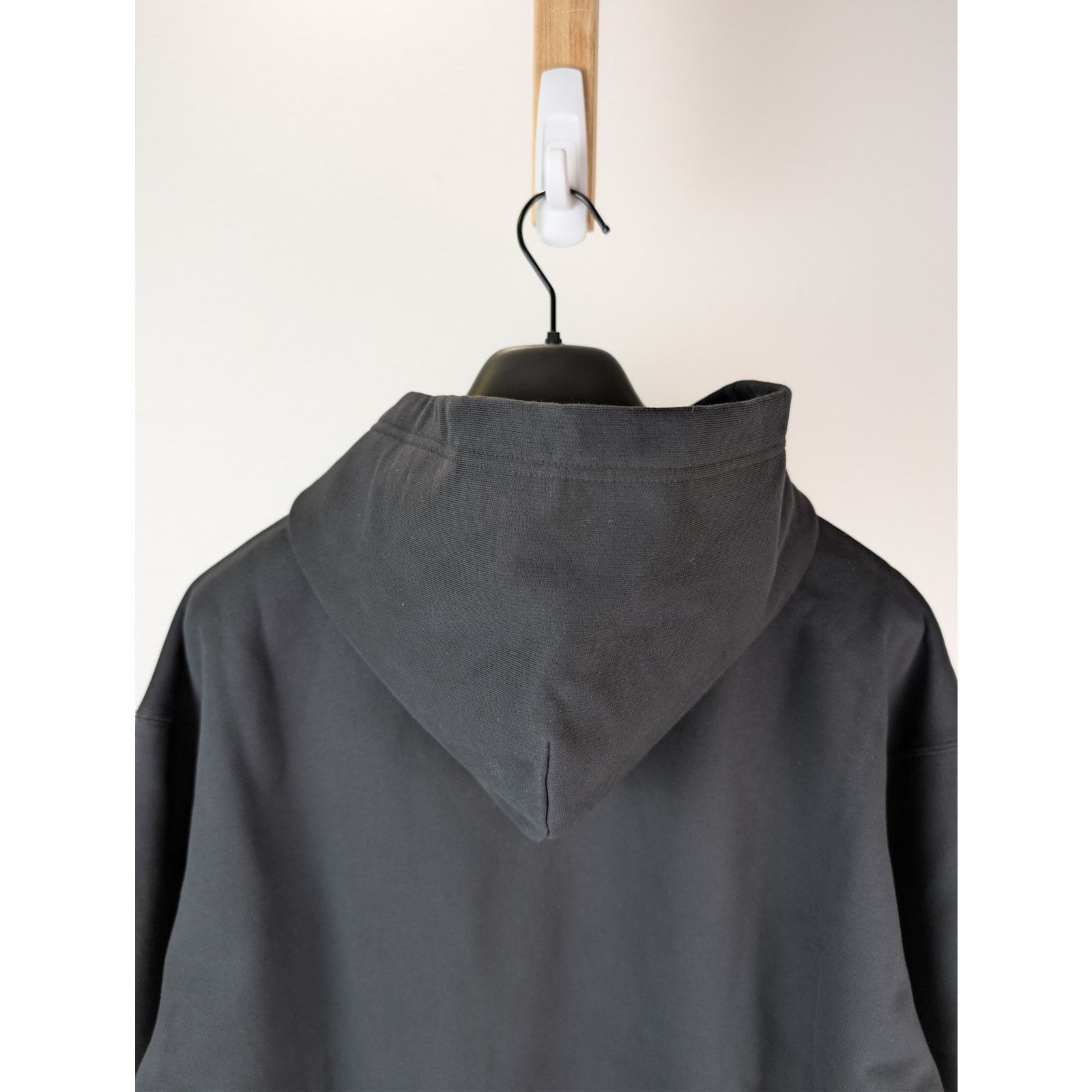 Balenciaga o1rshd1 BB Corp Molleton Bouclette Medium Fit Hoodie Black Size US L / EU 52-54 / 3 - 15 Thumbnail