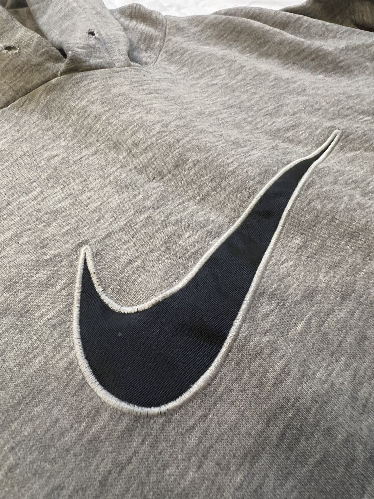 Nike × Vintage Vintage Y2K NIKE Big Spell-Out Hoodie Size US L / EU 52-54 / 3 - 5 Thumbnail