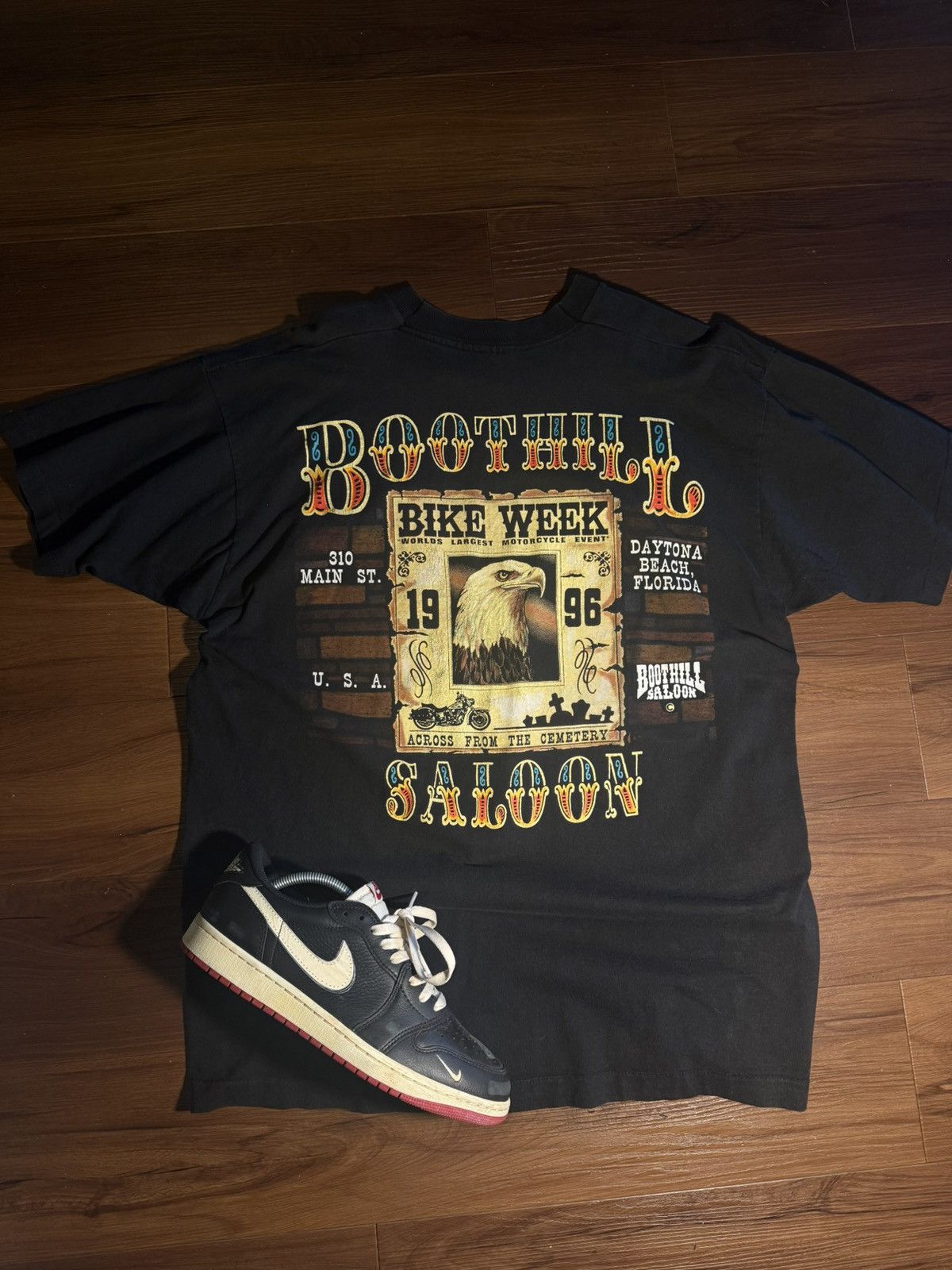 Harley Davidson Harley vintage travis scott 1996 elwood black nike week tee Size US XL / EU 56 / 4 - 1 Thumbnail