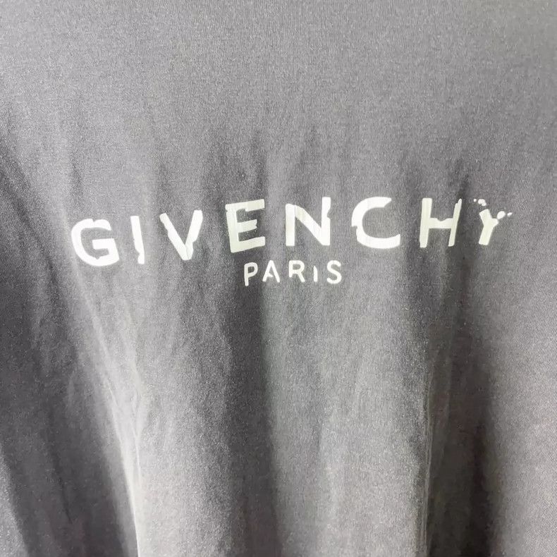 Givenchy Givenchy Incomplete Logo print cotton round neck short sle Size US M / EU 48-50 / 2 - 3 Thumbnail