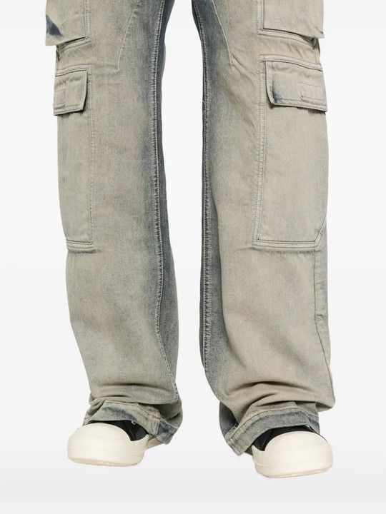 Rick Owens Drkshdw Rick Owens DRKSHDW Double Cargo Denim Size US 28 / EU 44 - 4 Thumbnail