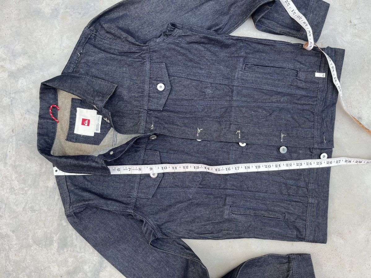 Quiksilver × Vintage VINTAGE RAW QUICKSILVER DENIM JACKET Size US XXS / EU 40 - 11 Thumbnail