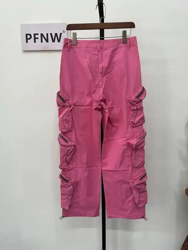 VIBE Reflective pants with stars and pockets hip-hop Harajuku Size US 31 - 3 Thumbnail