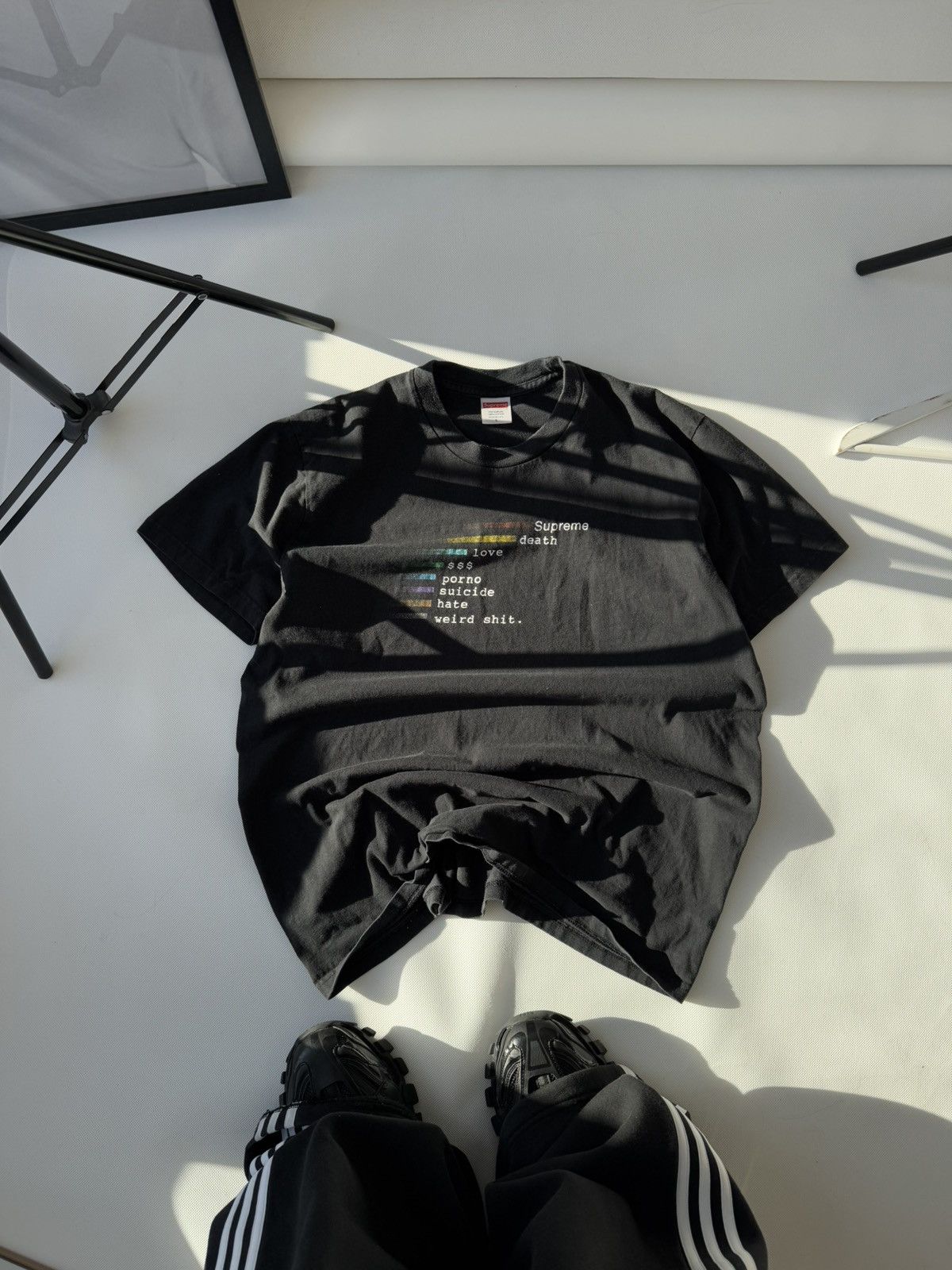 Supreme Vintage Supreme Death Love $$$ Porno Sun Faded Tee Size US M / EU 48-50 / 2 - 3 Thumbnail