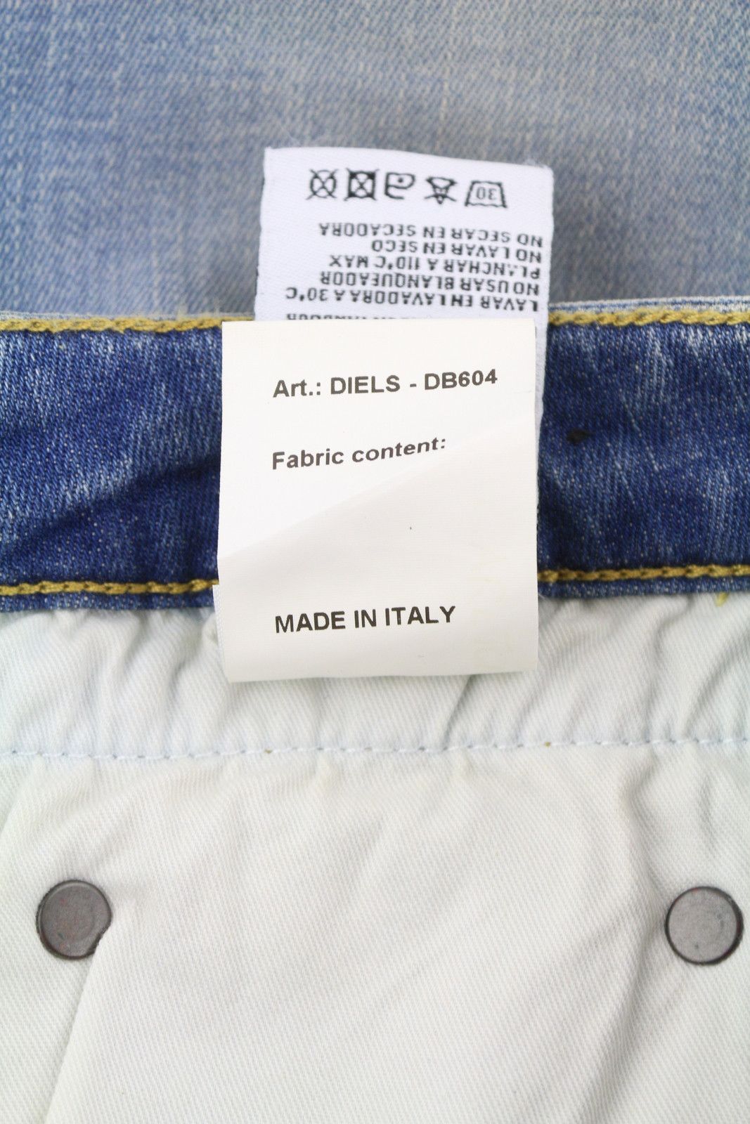 R13 BOY SKINNY 27 Blue Faded Ankle Cropped Distress 86323 Size 27" / US 4 / IT 40 - 9 Thumbnail