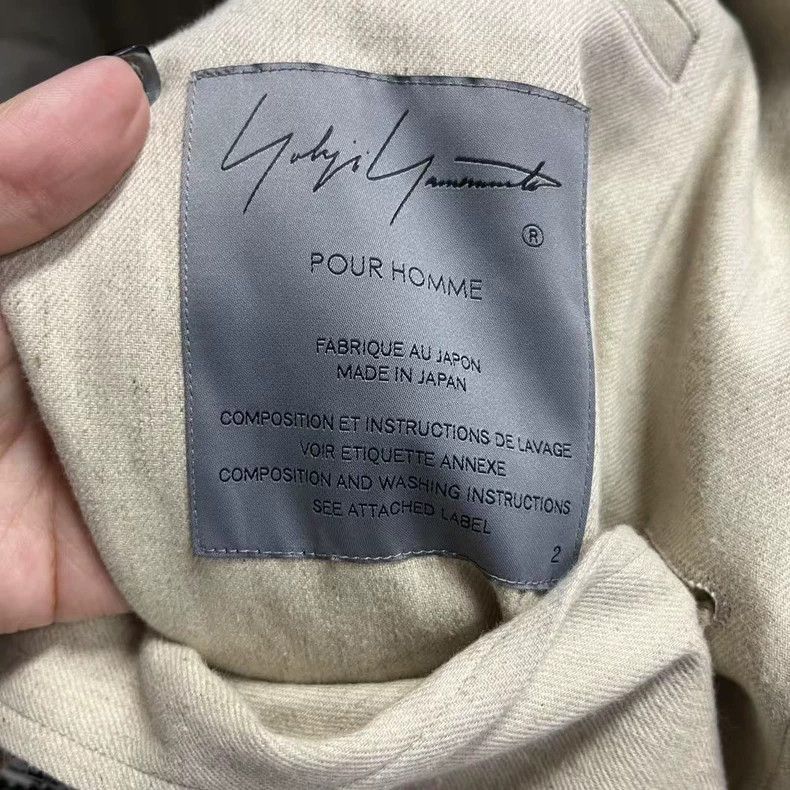 Yohji Yamamoto Yohji Yamamoto Patchwork Linen Blazer-2506 Size US S / EU 44-46 / 1 - 2 Thumbnail