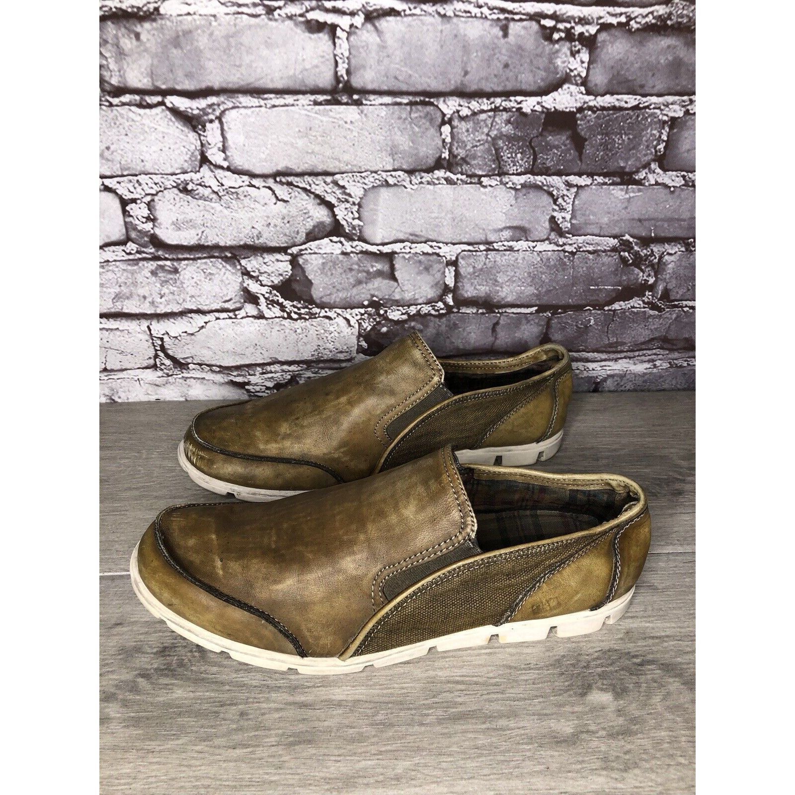 Bed Stu Bed Stu Coaster Brown Leather Slip On Loafers Casual Shoes M Size US 10 / EU 43 - 8 Thumbnail